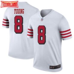 San Francisco 49ers Steve Young White Color Rush Limited Jersey