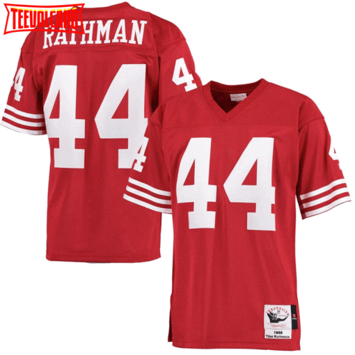 San Francisco 49ers Tom Rathman Red Throwback Jersey