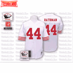 San Francisco 49ers Tom Rathman White Throwback Jersey