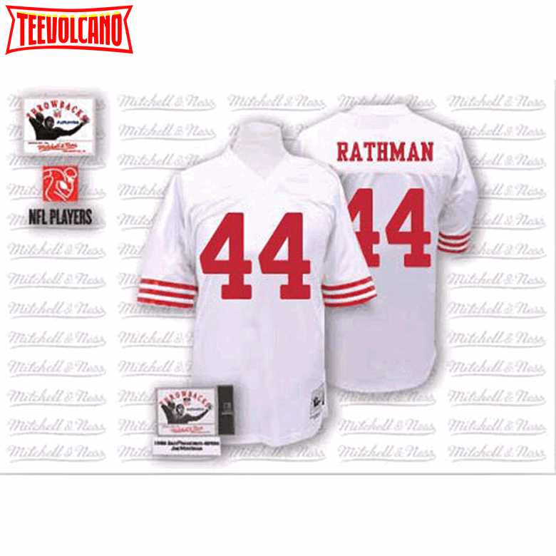 San Francisco 49ers Tom Rathman Throwback Vintage Jersey 