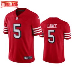 San Francisco 49ers Trey Lance Scarlet Alternate Limited Jersey