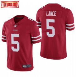 San Francisco 49ers Trey Lance Scarlet Limited Jersey