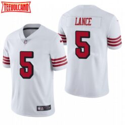 San Francisco 49ers Trey Lance White Color Rush Limited Jersey