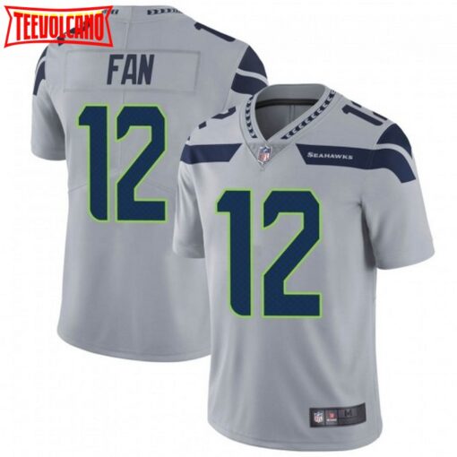 Seattle Seahawks 12th Fan Gray Limited Jersey