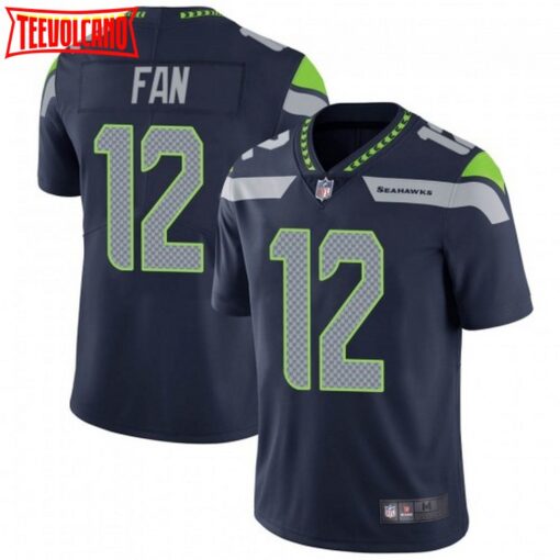 Seattle Seahawks 12th Fan Navy Limited Jersey