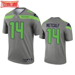 Seattle Seahawks D.K. Metcalf Gray Inverted Limited Jersey