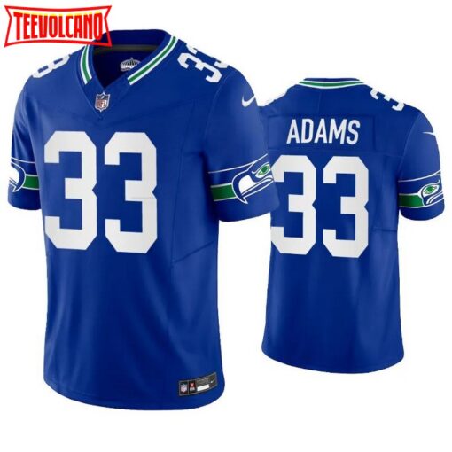 Seattle Seahawks Jamal Adams Royal Throwback Limited Jersey