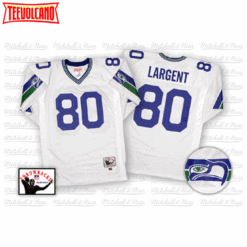 Seattle Seahawks Steve Largent White Throwback Jersey