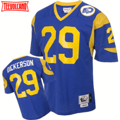 St Louis Rams Eric Dickerson Blue 1985 Throwback Jersey