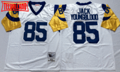 St Louis Rams Jack Youngblood White Throwback Jersey