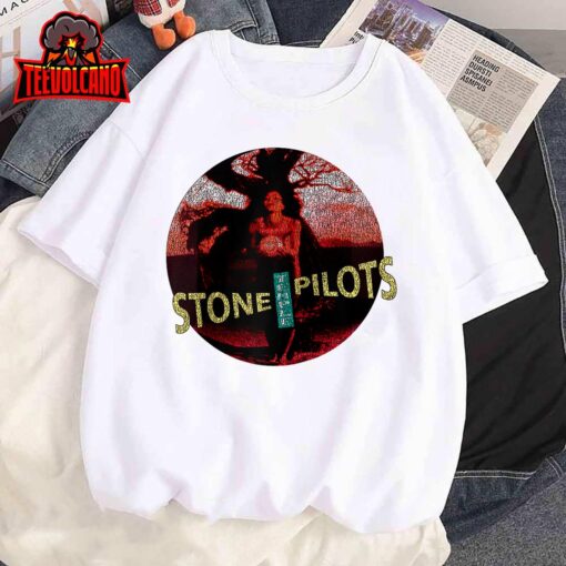 Stone Temple Pilots – Core Circle on White Raglan Baseball Tee