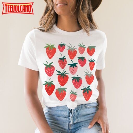 Strawberry Shirt Strawberry Clothes Strawberry Top Garden Shirt