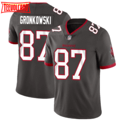 Tampa Bay Buccaneers Rob Gronkowski Pewter Limited Jersey