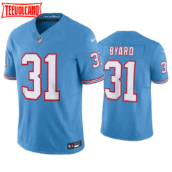 Tennessee Titans Kevin Byard Oilers Light Blue Throwback Limited Jersey
