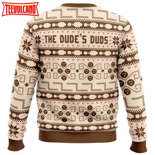 The Dude’s Duds The Big Lebowski Ugly Christmas Sweater