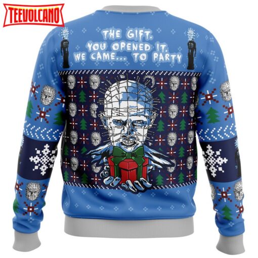 The Gift Hellraiser Ugly Christmas Sweater