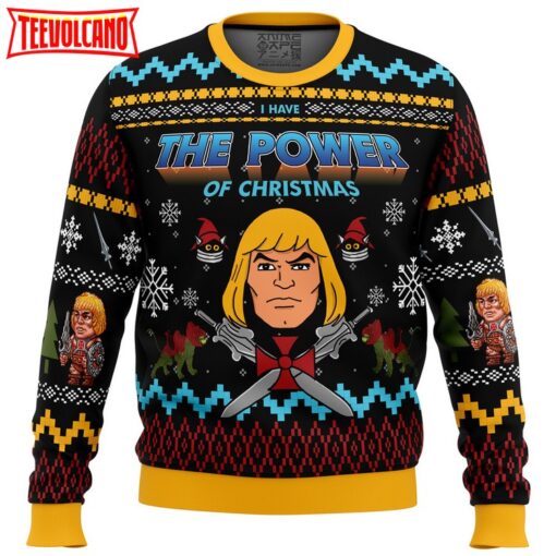 The Good Power of Christmas He-Man Ugly Christmas Sweater