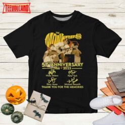 The Monkees 57th Anniversary 1966-2023 Signatures T-Shirt