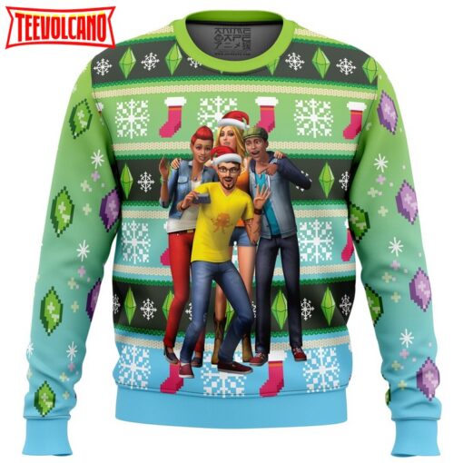 The Sims Ugly Christmas Sweater