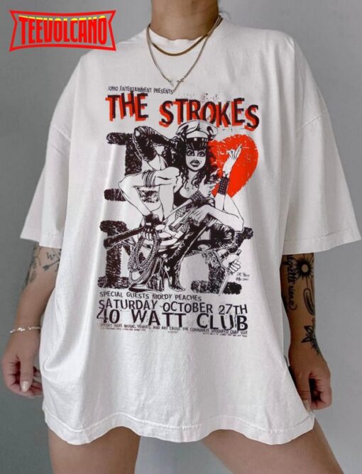 The Strokes Shirt , Merch Dawn FM Tour T-Shirt