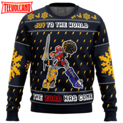 The Zord Has Come Power Rangers Ugly Christmas Sweater