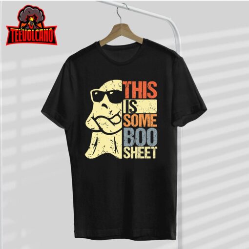 This Is Some Boo Sheet Ghost Retro Halloween Costume Men T-Shirt