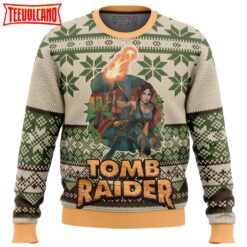 Tomb Raider Alt Ugly Christmas Sweater