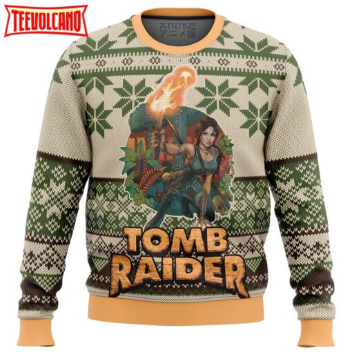 Tomb Raider Alt Ugly Christmas Sweater