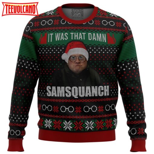 Trailer Park Boys Samsquanch Ugly Christmas Sweater