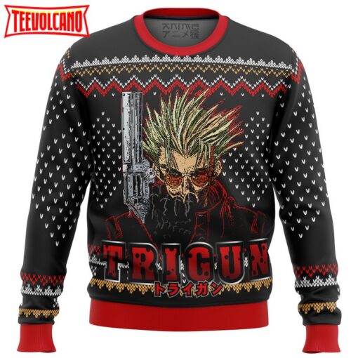 Trigun Vash Emblem Ugly Christmas Sweater