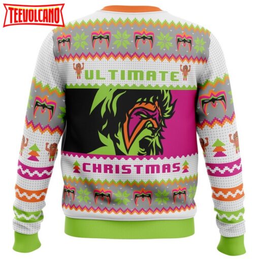 Ultimate Warrior Christmas Pro Wrestling Ugly Christmas Sweater