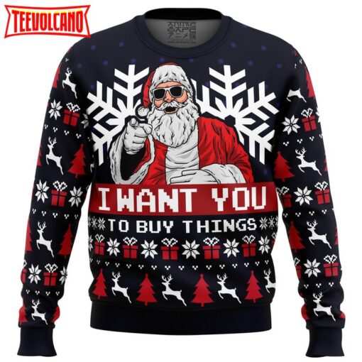 Uncle Santa Claus Ugly Christmas Sweater