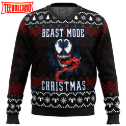 Venom Beast Mode Christmas Ugly Christmas Sweater