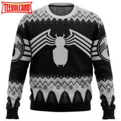 Venom Marvel Venom Symbol Ugly Christmas Sweater