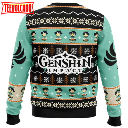 Venti Genshin Impact Ugly Christmas Sweater