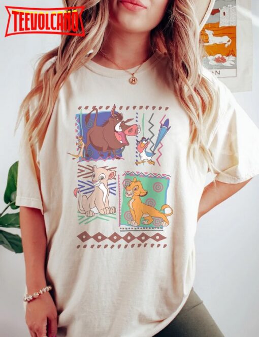 Vintage 90s Disney Lion King Simba And Timon Shirt, Hakuna Matata Retro Shirt