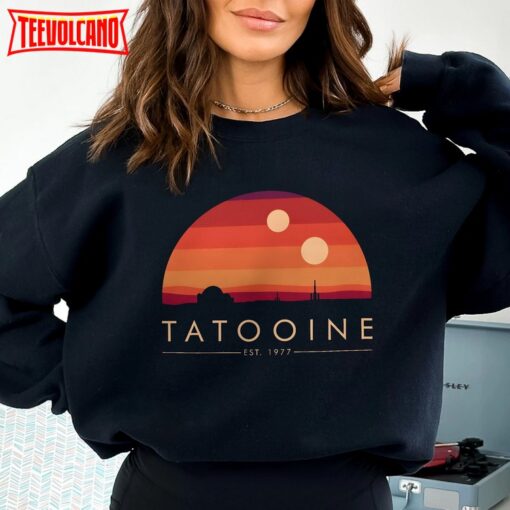 Vintage Disney Star Wars 1977 Tatooine Sunset Shirt