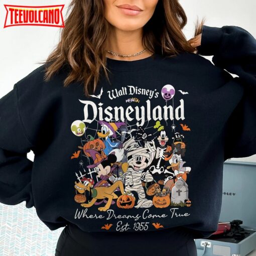 Vintage Disneyland Halloween Shirt, Mickey and Friends Halloween Shirts