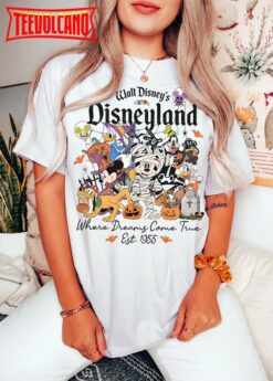 Vintage Disneyland Halloween Shirt, Mickey and Friends Halloween Shirts