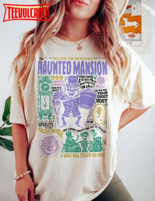 Vintage Haunted Mansion Shirt, Retro Disney Halloween Shirt