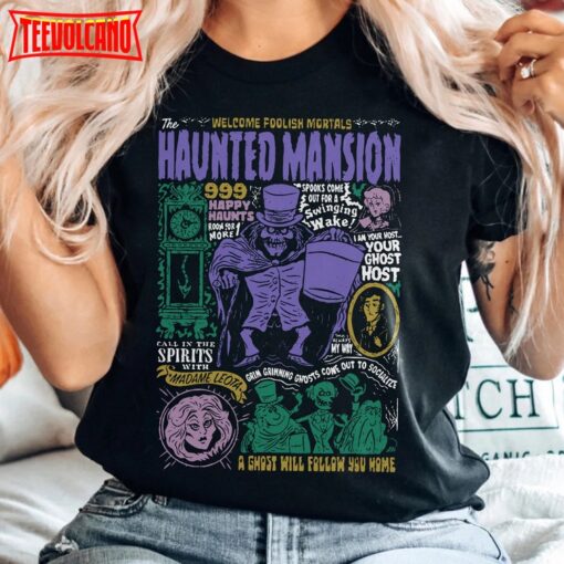 Vintage Haunted Mansion Shirt, Retro Disney Halloween Shirt