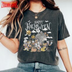 Vintage Mickey And Friends Halloween Shirt, Halloween Disney Matching Shirt