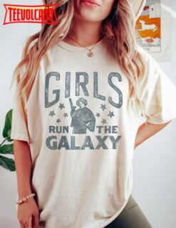 Vintage Star Wars Princess Leia Girls Run The Galaxy Shirt