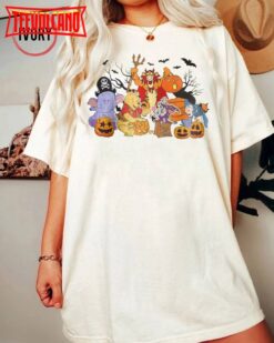 Vintage Winnie the Pooh Halloween Shirt, Retro Disney Halloween Shirt