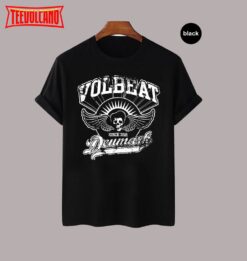 Volbeat Rise From Denmark Since 2001 Adult Black T Shirt