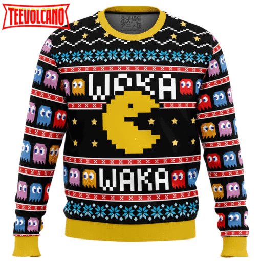 Waka Waka Pac Man Ugly Christmas Sweater