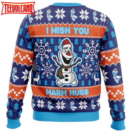 Warm Hugs Frozen Ugly Christmas Sweater