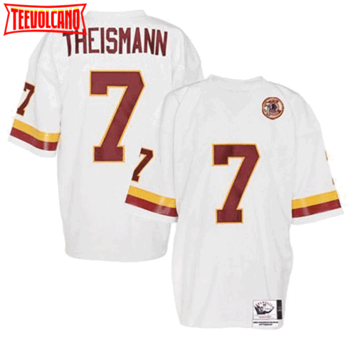 Washington Redskins Joe Theismann White Throwback Jersey