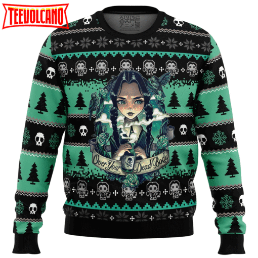 Wednesday Addams Ugly Christmas Sweater