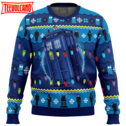WHO’S Outside Doctor Who Ugly Christmas Sweater